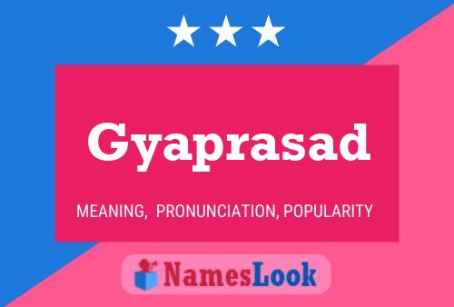 ملصق اسم Gyaprasad