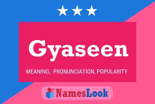 ملصق اسم Gyaseen