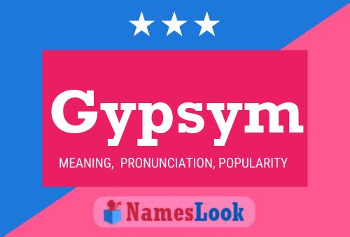 ملصق اسم Gypsym