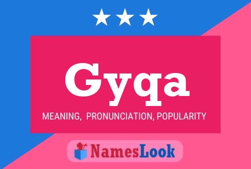 ملصق اسم Gyqa