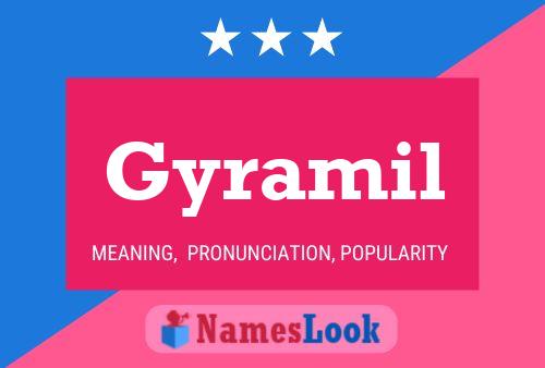 ملصق اسم Gyramil