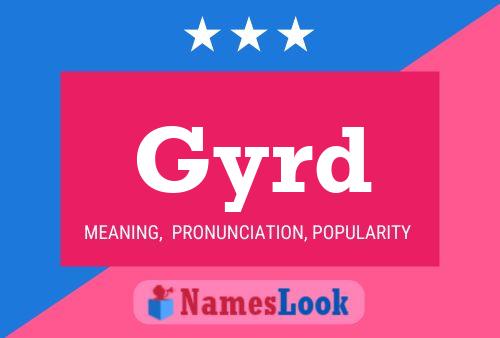 ملصق اسم Gyrd