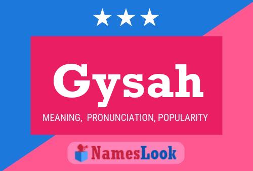 ملصق اسم Gysah