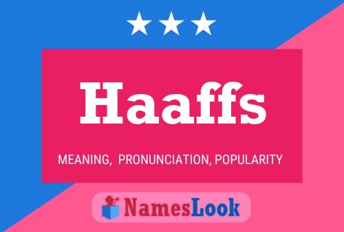 ملصق اسم Haaffs