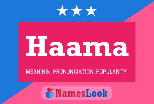 ملصق اسم Haama