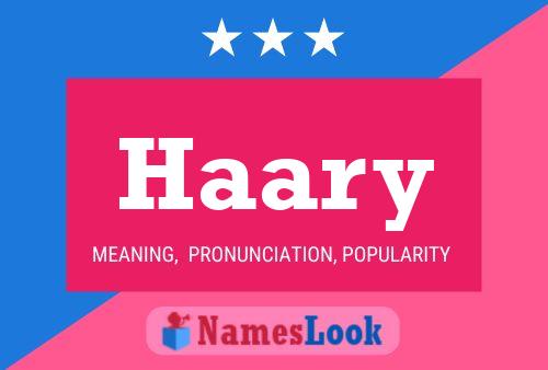 ملصق اسم Haary