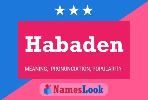 ملصق اسم Habaden