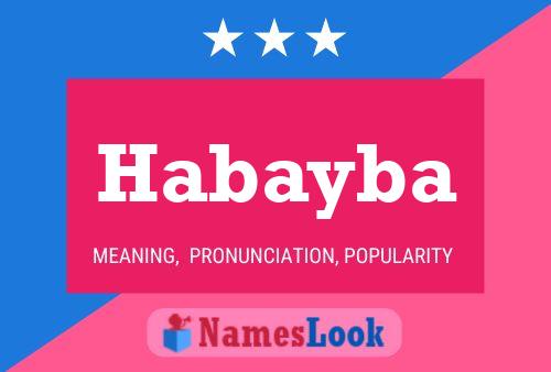 ملصق اسم Habayba