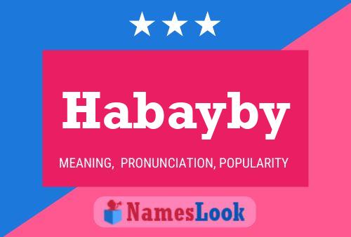 ملصق اسم Habayby