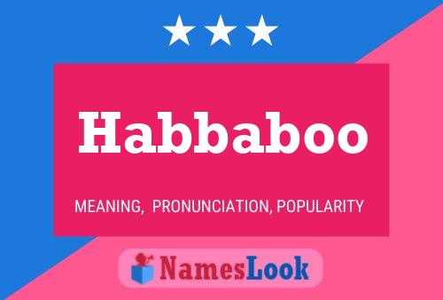 ملصق اسم Habbaboo