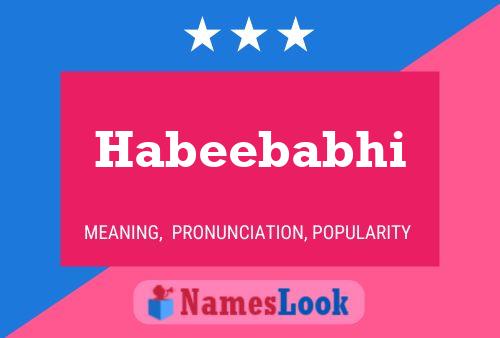 ملصق اسم Habeebabhi