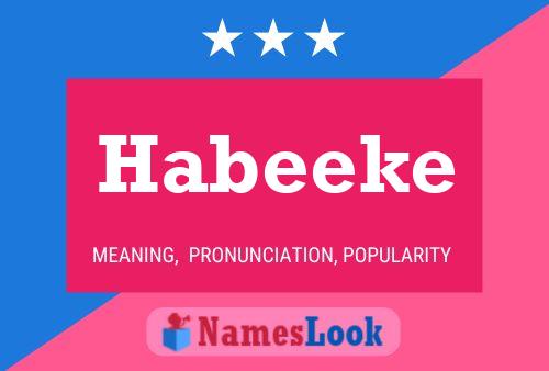 ملصق اسم Habeeke