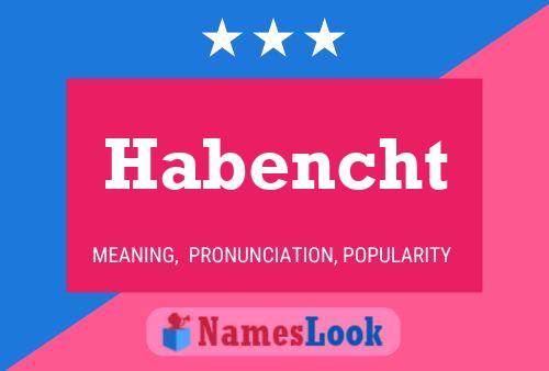 ملصق اسم Habencht