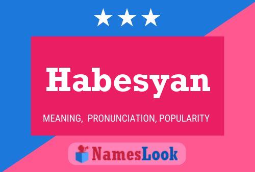 ملصق اسم Habesyan