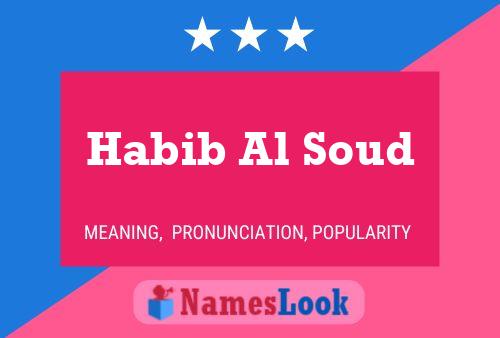 ملصق اسم Habib Al Soud