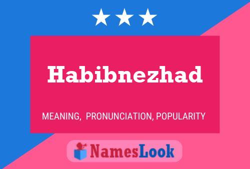 ملصق اسم Habibnezhad