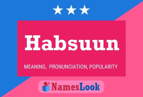 ملصق اسم Habsuun