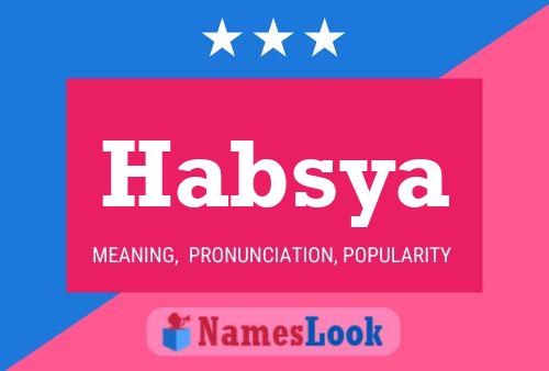 ملصق اسم Habsya