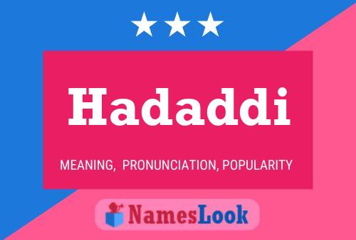 ملصق اسم Hadaddi