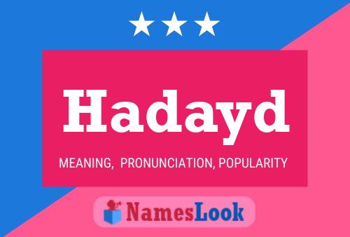 ملصق اسم Hadayd