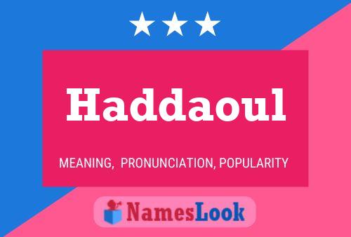 ملصق اسم Haddaoul