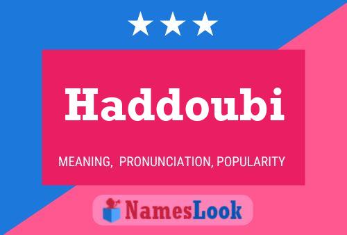 ملصق اسم Haddoubi