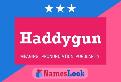 ملصق اسم Haddygun