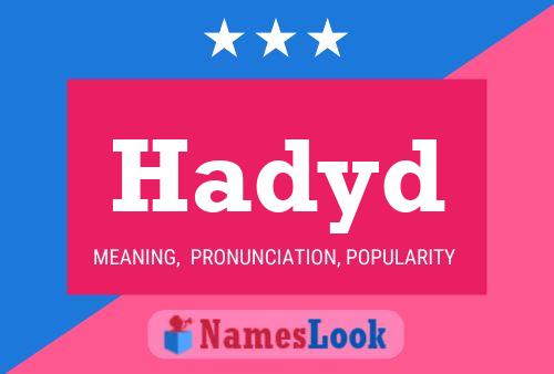 ملصق اسم Hadyd