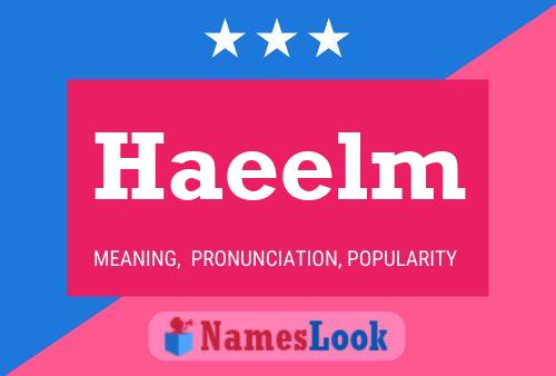 ملصق اسم Haeelm