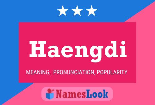 ملصق اسم Haengdi