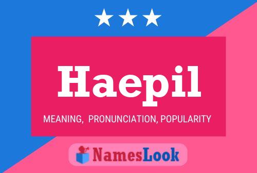 ملصق اسم Haepil