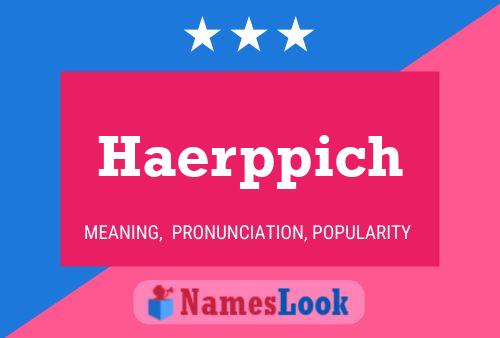 ملصق اسم Haerppich