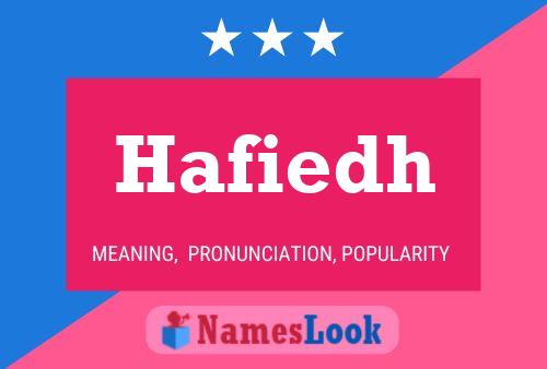 ملصق اسم Hafiedh