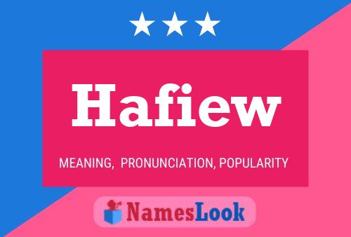 ملصق اسم Hafiew