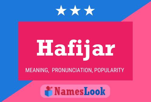 ملصق اسم Hafijar