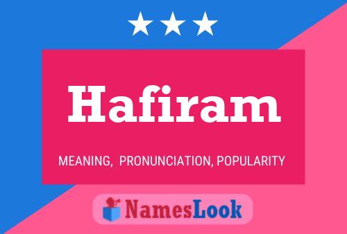 ملصق اسم Hafiram