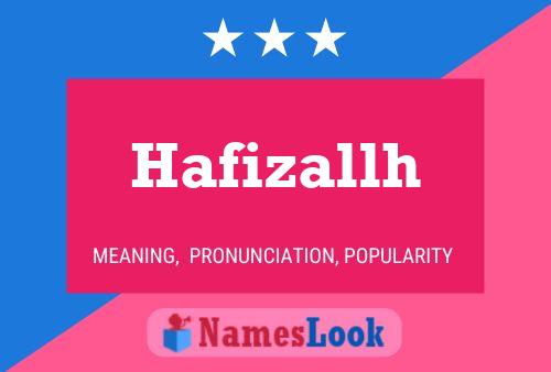 ملصق اسم Hafizallh