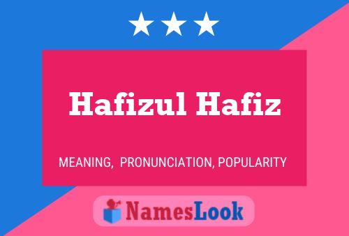 ملصق اسم Hafizul Hafiz