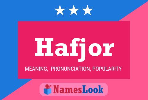 ملصق اسم Hafjor