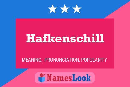 ملصق اسم Hafkenschill