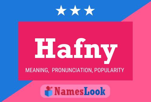 ملصق اسم Hafny