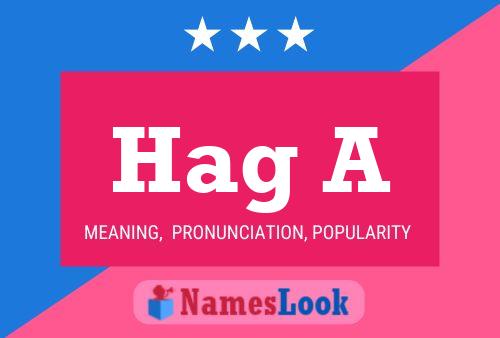 ملصق اسم Hag A