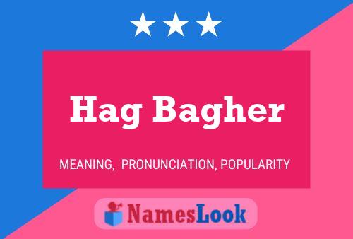 ملصق اسم Hag Bagher