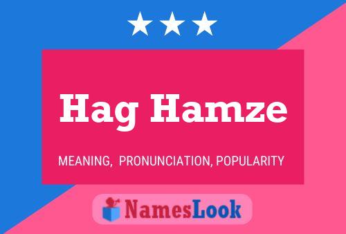 ملصق اسم Hag Hamze