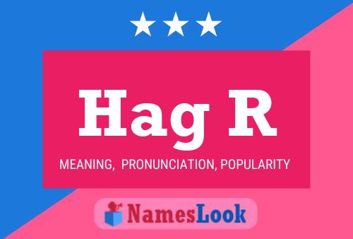 ملصق اسم Hag R