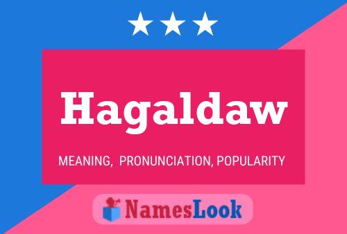 ملصق اسم Hagaldaw