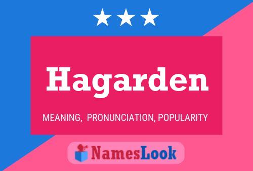 ملصق اسم Hagarden