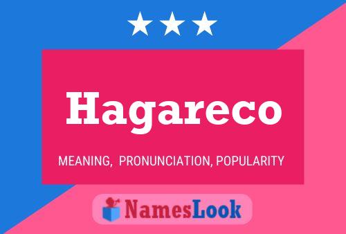 ملصق اسم Hagareco