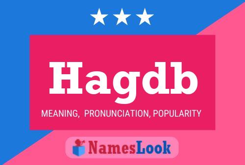 ملصق اسم Hagdb