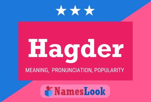 ملصق اسم Hagder